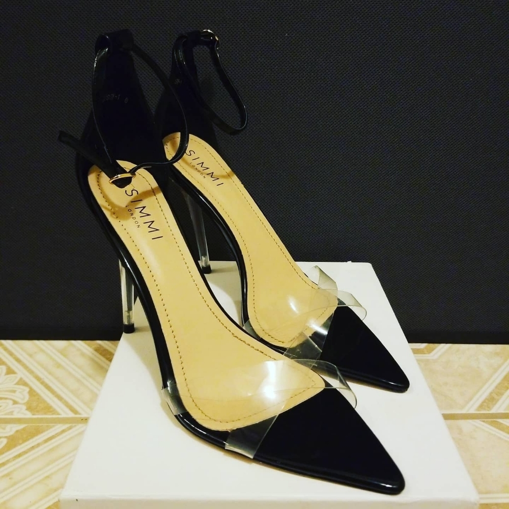 Black Patent Heel